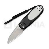 CIVIVI Navaja Purr, Black & White G-10, Stonewash