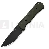 CIVIVI Jencks C24051-2 Blackwashed 14C28N, OD Green G10, cuchillo fijo