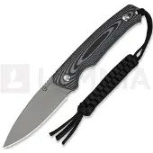 CIVIVI Altus Fixed Blade C20076B-2, Stonewashed 14C28N, Gray and Black Layered G10 navaja