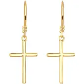 Elli Pendientes 'Kreuz' oro
