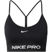 Nike Sujetador deportivo 'Pro' negro / blanco