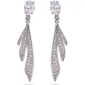 Avant Garde Pendientes 'Teodora' plata