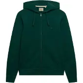 Superdry Sudadera con cremallera 'Essential' verde