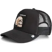 GOORIN BROS. Gorra 'Gorra goorin bros negra calavera the cancelled skull trucker cap' negro