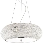 Ideal Lux PASHA' SP10, 10 bombillas, casquillo E14, IP20, cromo