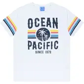 Ocean pacific Camiseta 'Tiderush' navy / amarillo / naranja / blanco