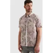 PME Legend Camisa 'Shirt with short sleeves and allover print' rosa