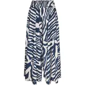 LASCANA Pantalón crema / azul oscuro