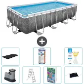 Bestway Power Steel, rectangular, 549x274x122 cm, de 6 piezas, modelo S619