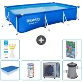 Bestway Steel Pro, rectangular, 300x201x66 cm, de 5 piezas, modelo S29