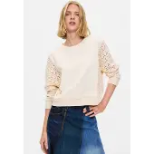 Desigual , Jersey 100% Algodón, Mujer, Algodon, Blanco, XS