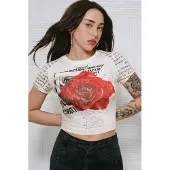 Desigual Camiseta rojo / negro / blanco