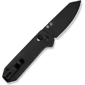CIVIVI Navaja Yonder, Black Burlap Micarta, Black Stonewash
