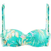 Venice beach Top de bikini turquesa / verde pastel / naranja / blanco