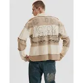 Desigual , Camiseta rayas, Hombre, Algodon, Negro, M