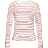 LASCANA Camiseta crema / rojo