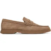 BOSS para hombre. 50568763 Mocasines de Ante Sienne beige medio (42), Plano, Ninguno, Casual, outlet 2026.