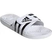Adidas - Adissage - Sandalias size 8, blanco/gris