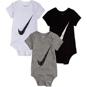 Nike Pijama entero/body gris moteado / negro / blanco
