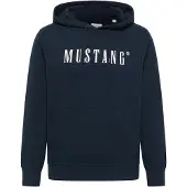 Mustang Sudadera 'Bronson' azul oscuro / blanco