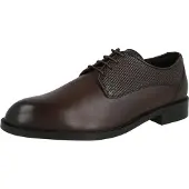 BOSS Zapatos con cordón 'Tayil' marrón oscuro