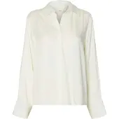 Selected Blusa blanco cáscara de huevo