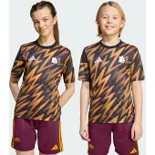 Adidas adidasCamiseta calentamiento AS Roma 25/26 128 Black Niño
