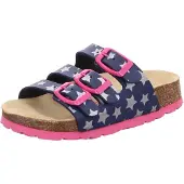 Superfit Sandalias azul oscuro / rosa / plata