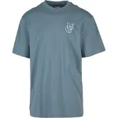 Urban Classics Camiseta 'Shiny' azul / azul paloma / blanco