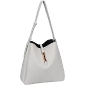 Seidenfelt Manufaktur Bolso de hombro 'Loviisa' beige