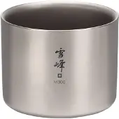 Snow Peak Titanium Double Wall Stacking Mug M - 300ml