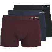 Jack & Jones Calzoncillo boxer navy / burdeos / negro / blanco