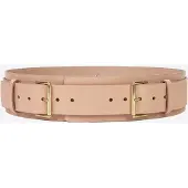 Haute Cuir Cinturón 'Double Buckle' piel