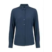 Posh Gear Blusa 'Seidenbluse Collettoseta' azul oscuro