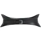 Haute Cuir Cinturón 'Crescent Corset Belt' negro