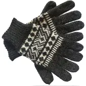 Posh Gear Guantes con dedos 'Guantofigura' gris denim