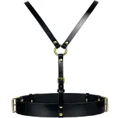 Haute Cuir Cinturón 'Prestige Harness' negro