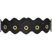 Haute Cuir Cinturón 'Lume' negro