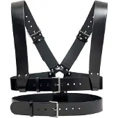 Haute Cuir Cinturón 'Body Cage Harness' negro