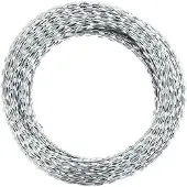 vidaXL Alambre de púas concertina, alambre de púas, acero galvanizado, 100 metros