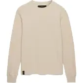 Superdry para hombre. M6010973A Camiseta de manga larga Slub Waffle beige (XXL), Casual, Gris, Algodón, outlet 2026.
