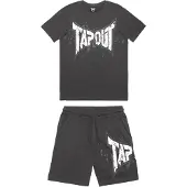 TAPOUT Ropa para correr 'Dunlab' antracita / blanco