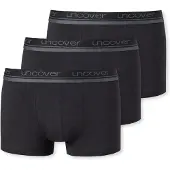 Schiesser Calzoncillo boxer gris basalto / negro