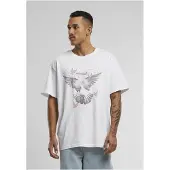 Mister tee Camiseta 'Doves' piedra / rosa claro / blanco