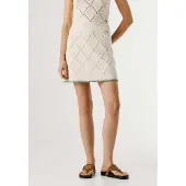 Pepe Jeans Falda 'Kaira' blanco lana