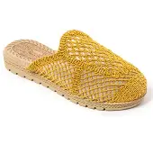 Brasileras Zapatillas de casa 'Suna' mostaza