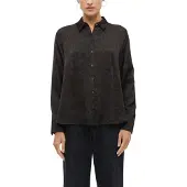 s.Oliver Black Label Blusa marrón oscuro / negro