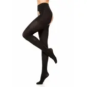 Glamory Leotardos 'Overt Microfaser Strumpfhose' negro