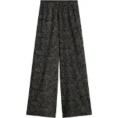Bonprix Pantalón beige / negro