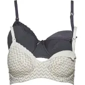 Bonprix Sujetador de lactancia beige claro / beige oscuro / berenjena